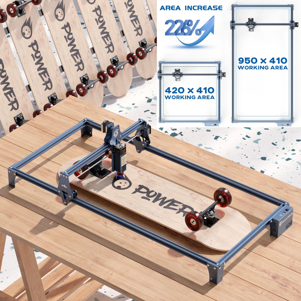 مجموعة توسيع منطقة النقش من SC - مراجعة Industrial Laser Engraver وسعره