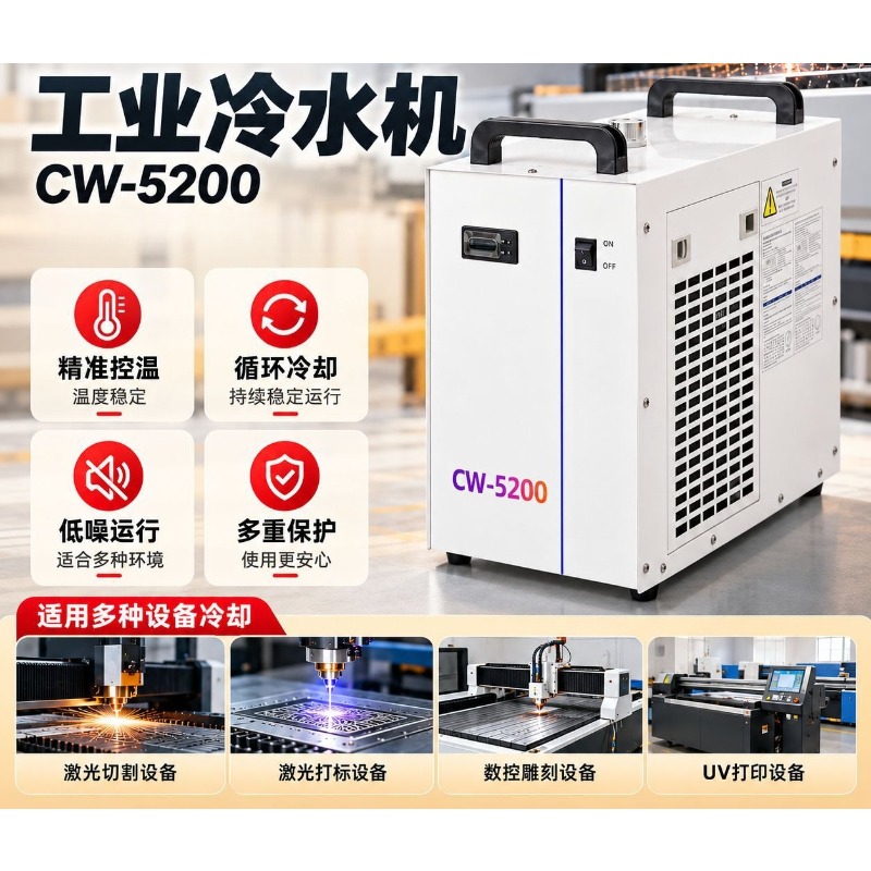 مبرد صناعي CW5200، مبرد مياه ص - مراجعة Laser Industrial Chiller وسعره