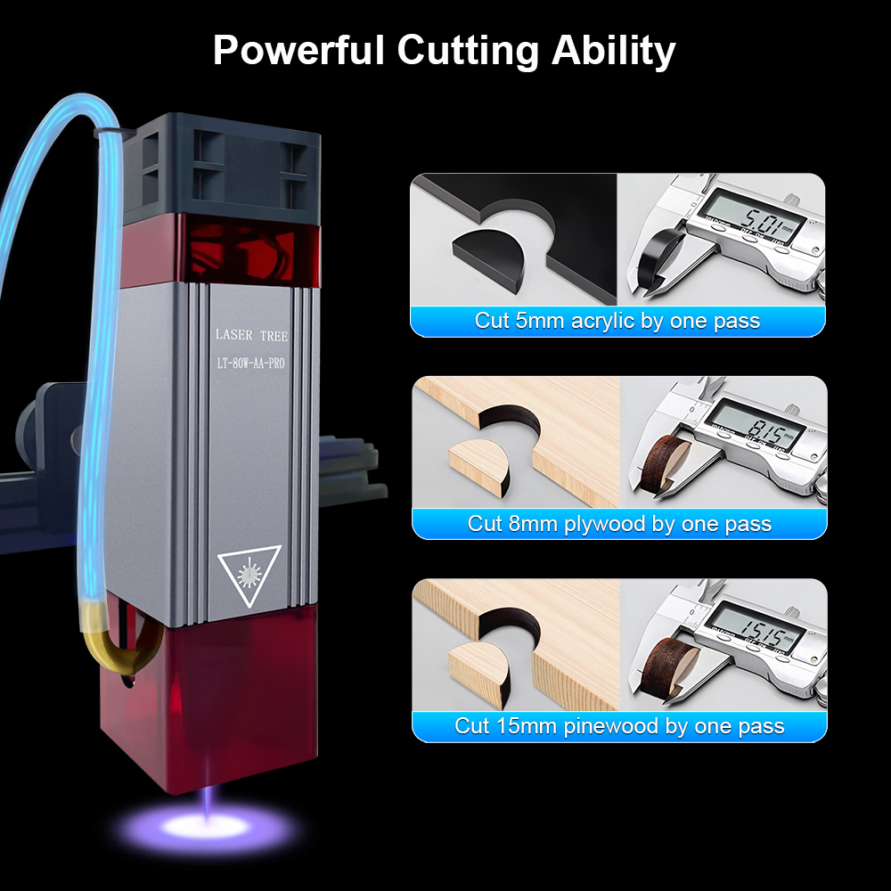 شجرة الليزر 5 واط 10 واط وحدة  - مراجعة Industrial Laser Engraver وسعره