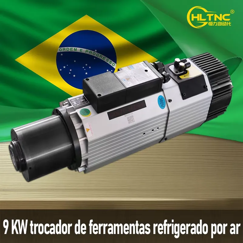 محرك مغزل AP01 9KW ISO30 مبرد  - مراجعة Cnc Spindle Motor وسعره