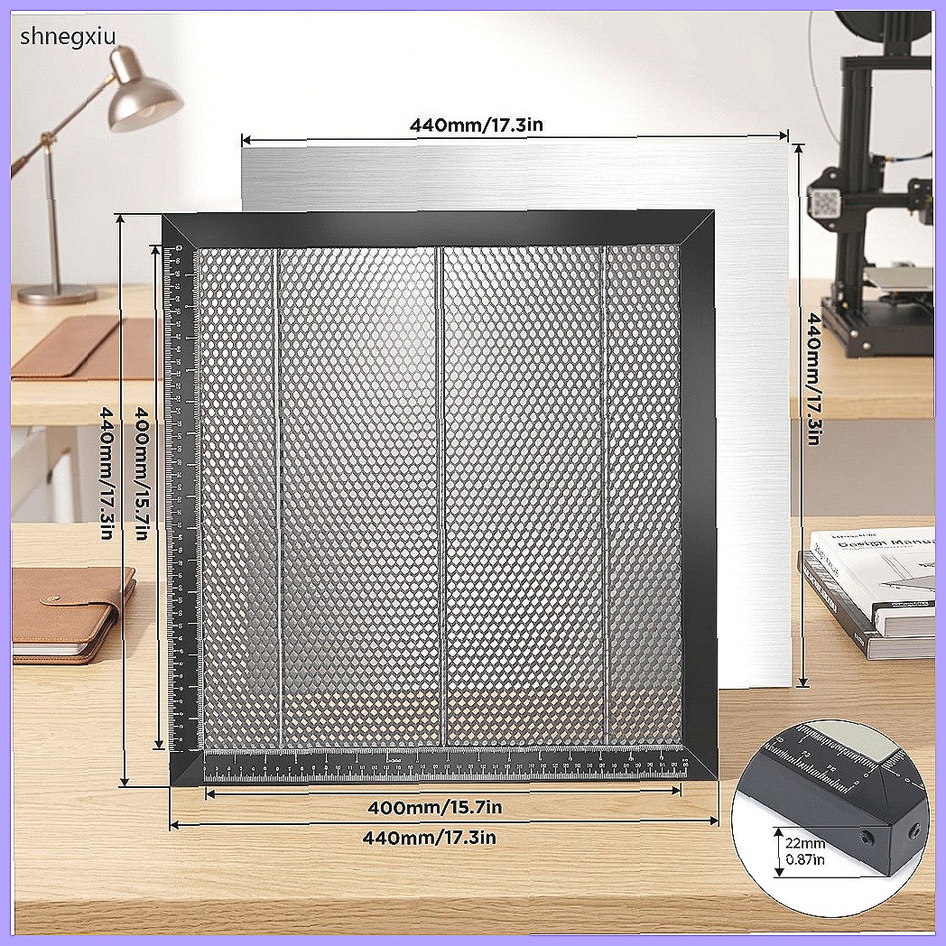 لوح شبكي من الألومنيوم بتصميم  - مراجعة Honeycomb Laser Bed وسعره